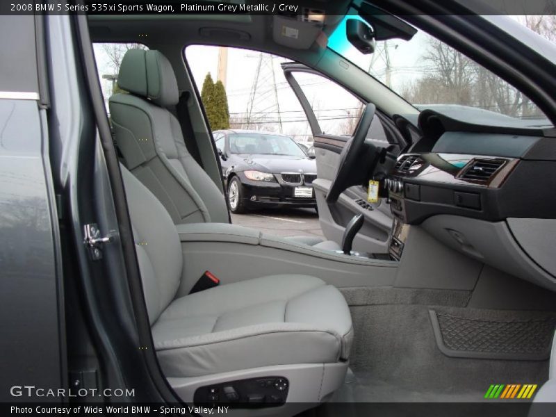 Platinum Grey Metallic / Grey 2008 BMW 5 Series 535xi Sports Wagon