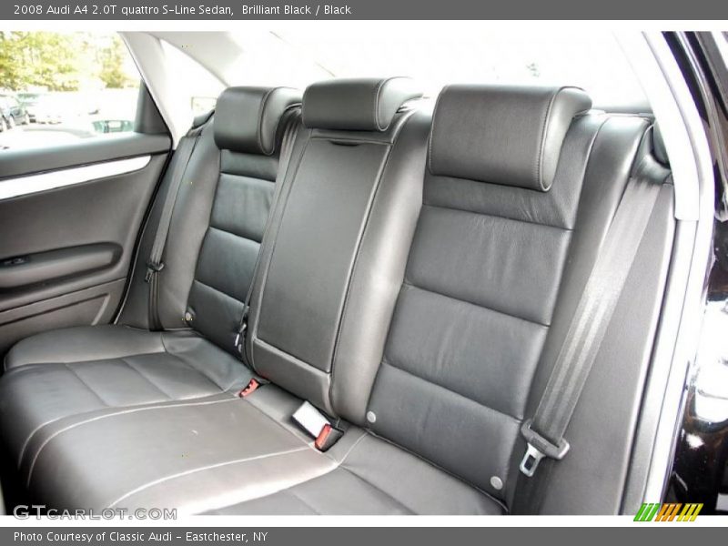 Brilliant Black / Black 2008 Audi A4 2.0T quattro S-Line Sedan