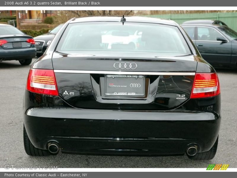 Brilliant Black / Black 2008 Audi A6 3.2 quattro Sedan