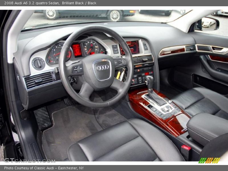 Brilliant Black / Black 2008 Audi A6 3.2 quattro Sedan