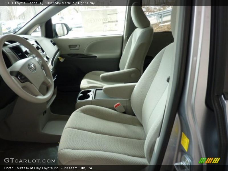 Silver Sky Metallic / Light Gray 2011 Toyota Sienna LE