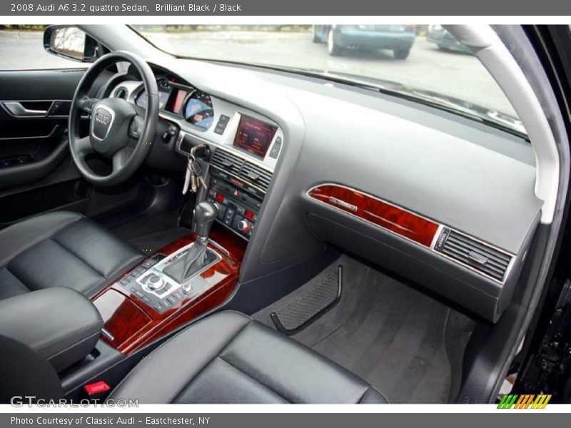 Brilliant Black / Black 2008 Audi A6 3.2 quattro Sedan