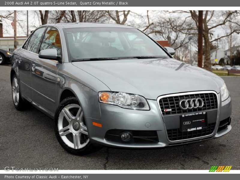 Front 3/4 View of 2008 A4 2.0T quattro S-Line Sedan
