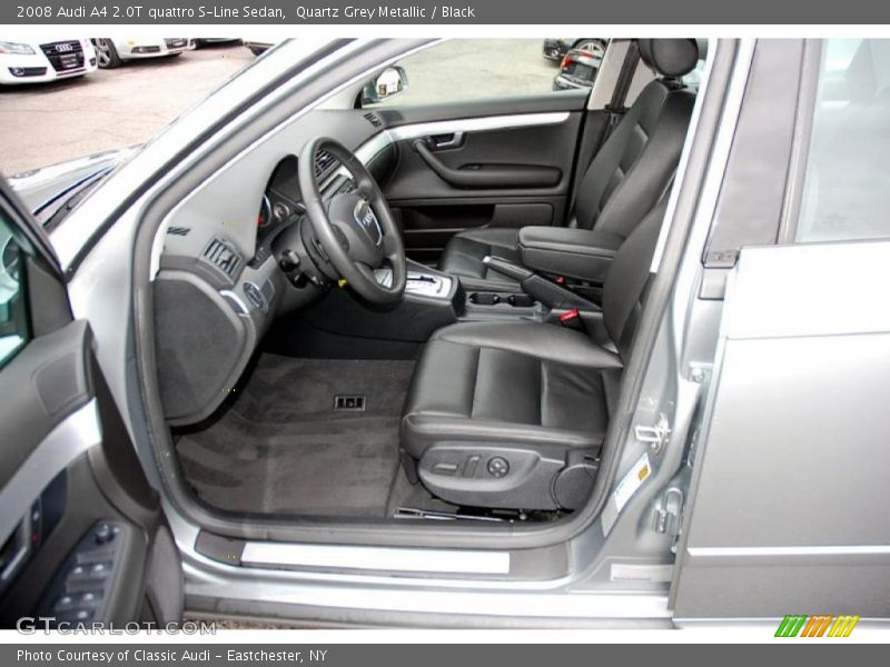  2008 A4 2.0T quattro S-Line Sedan Black Interior