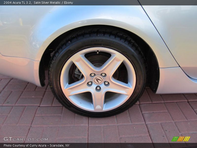 Satin Silver Metallic / Ebony 2004 Acura TL 3.2