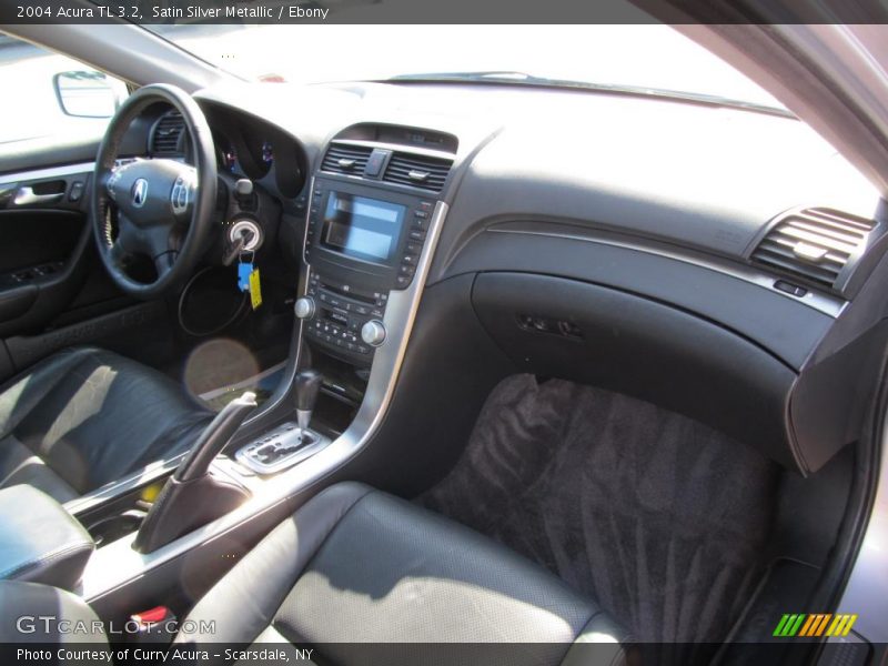 Satin Silver Metallic / Ebony 2004 Acura TL 3.2