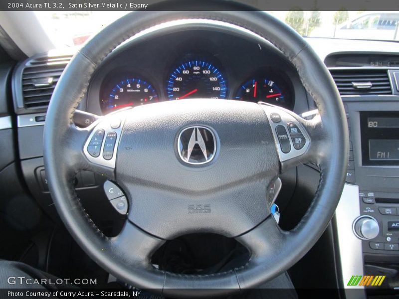 Satin Silver Metallic / Ebony 2004 Acura TL 3.2