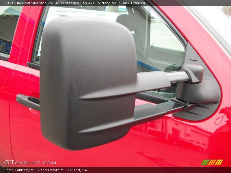 Victory Red / Dark Titanium 2011 Chevrolet Silverado 2500HD Extended Cab 4x4