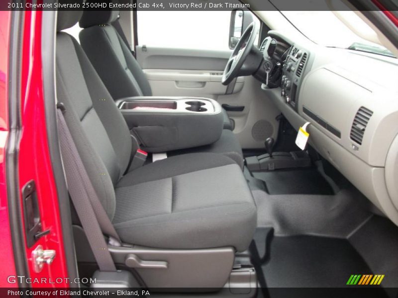  2011 Silverado 2500HD Extended Cab 4x4 Dark Titanium Interior