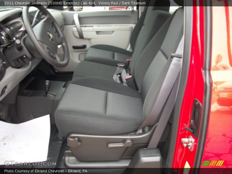  2011 Silverado 2500HD Extended Cab 4x4 Dark Titanium Interior