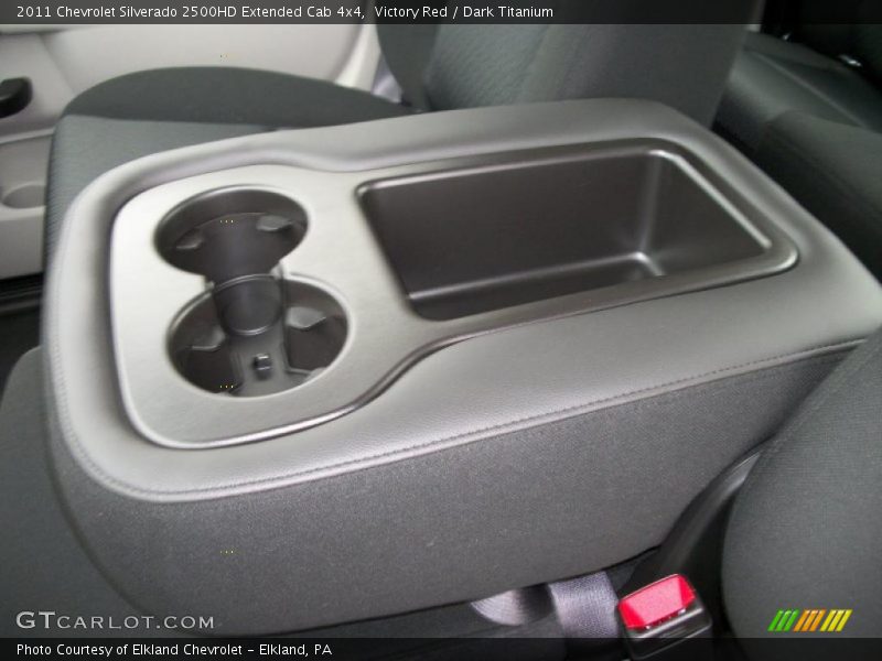 Victory Red / Dark Titanium 2011 Chevrolet Silverado 2500HD Extended Cab 4x4