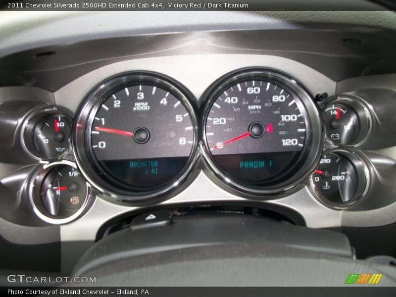  2011 Silverado 2500HD Extended Cab 4x4 Extended Cab 4x4 Gauges