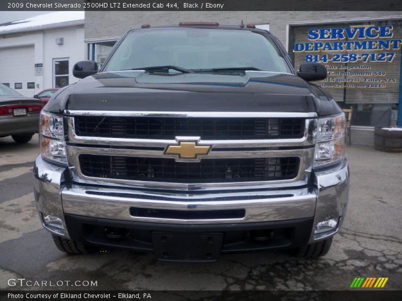 Black / Ebony 2009 Chevrolet Silverado 2500HD LTZ Extended Cab 4x4