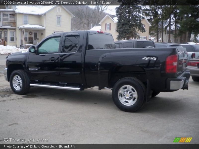 Black / Ebony 2009 Chevrolet Silverado 2500HD LTZ Extended Cab 4x4