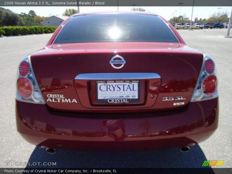 Sonoma Sunset Metallic / Blond 2006 Nissan Altima 3.5 SL