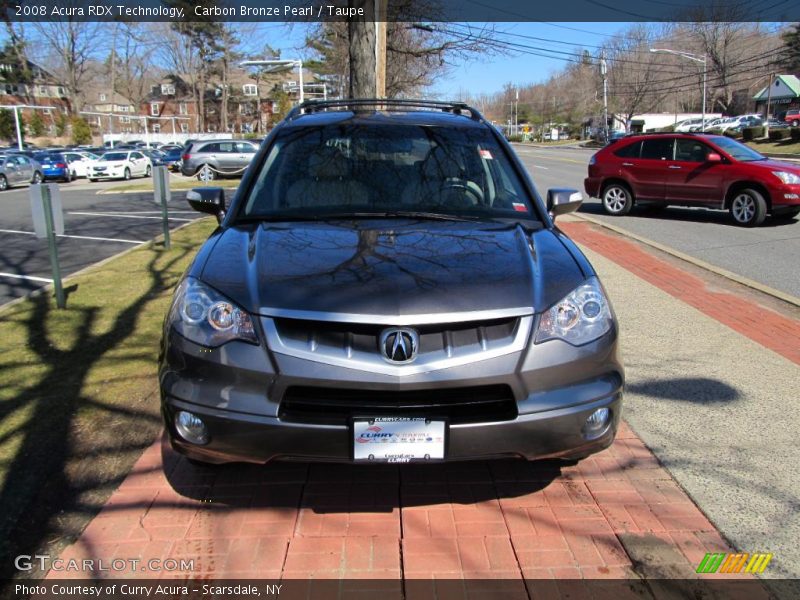Carbon Bronze Pearl / Taupe 2008 Acura RDX Technology