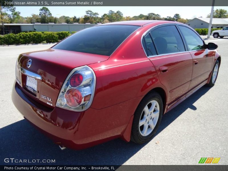 Sonoma Sunset Metallic / Blond 2006 Nissan Altima 3.5 SL