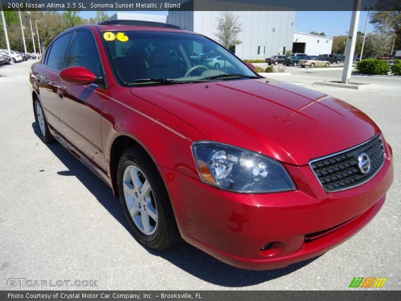 Sonoma Sunset Metallic / Blond 2006 Nissan Altima 3.5 SL