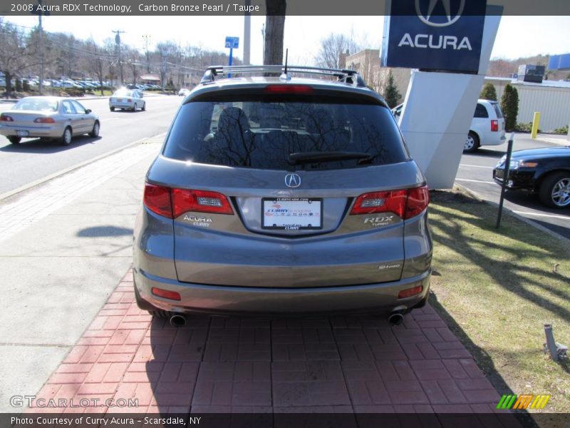 Carbon Bronze Pearl / Taupe 2008 Acura RDX Technology