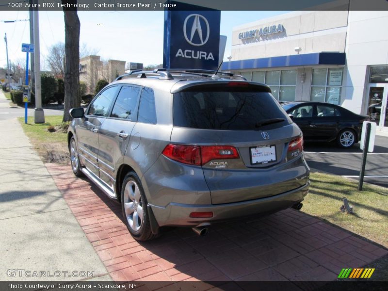 Carbon Bronze Pearl / Taupe 2008 Acura RDX Technology