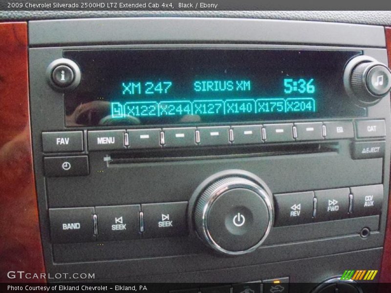 Black / Ebony 2009 Chevrolet Silverado 2500HD LTZ Extended Cab 4x4