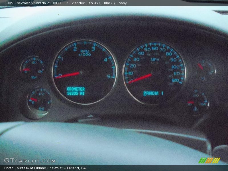 Black / Ebony 2009 Chevrolet Silverado 2500HD LTZ Extended Cab 4x4