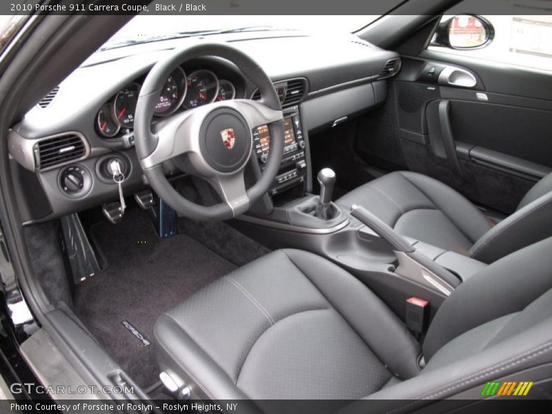 Black Interior - 2010 911 Carrera Coupe 