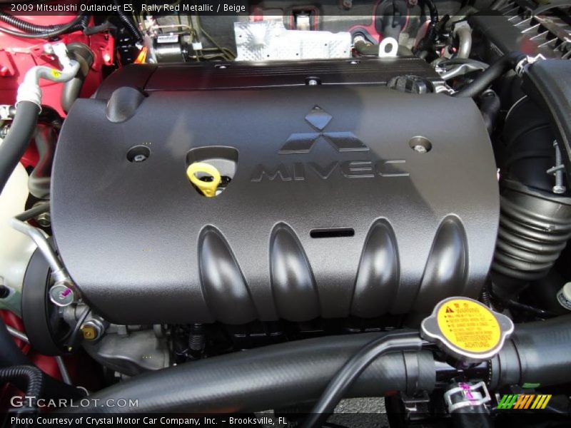  2009 Outlander ES Engine - 2.4L DOHC 16V MIVEC Inline 4 Cylinder