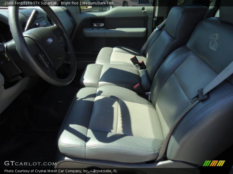 Bright Red / Medium/Dark Flint 2006 Ford F150 STX SuperCab