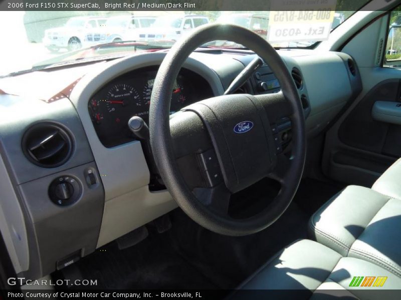 Bright Red / Medium/Dark Flint 2006 Ford F150 STX SuperCab