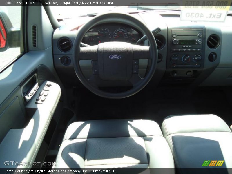 Bright Red / Medium/Dark Flint 2006 Ford F150 STX SuperCab