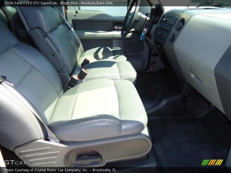 Bright Red / Medium/Dark Flint 2006 Ford F150 STX SuperCab