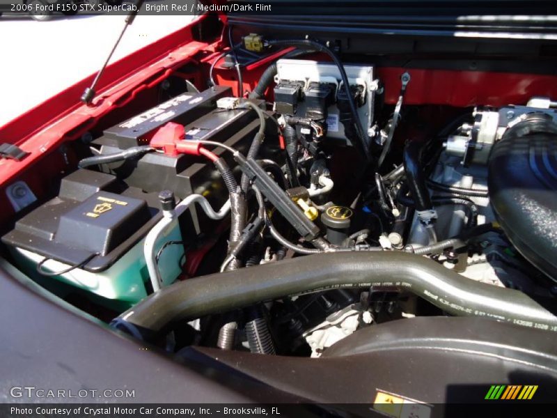 Bright Red / Medium/Dark Flint 2006 Ford F150 STX SuperCab