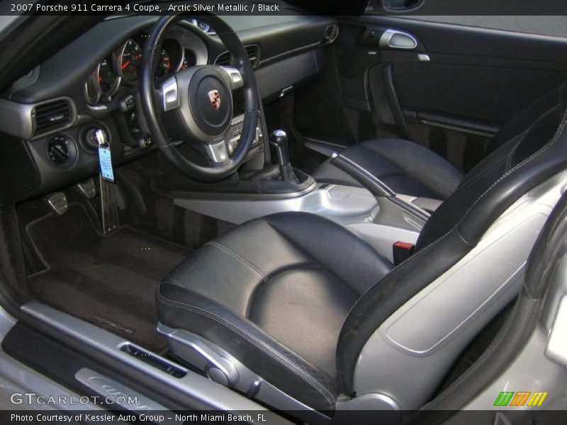  2007 911 Carrera 4 Coupe Black Interior