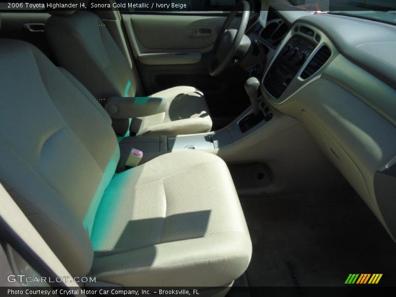 Sonora Gold Metallic / Ivory Beige 2006 Toyota Highlander I4