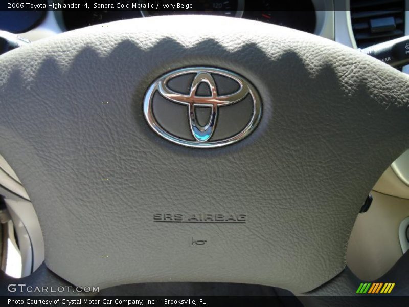 Sonora Gold Metallic / Ivory Beige 2006 Toyota Highlander I4