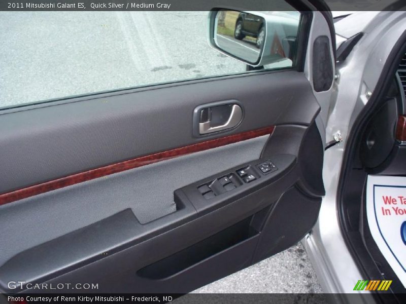 Quick Silver / Medium Gray 2011 Mitsubishi Galant ES