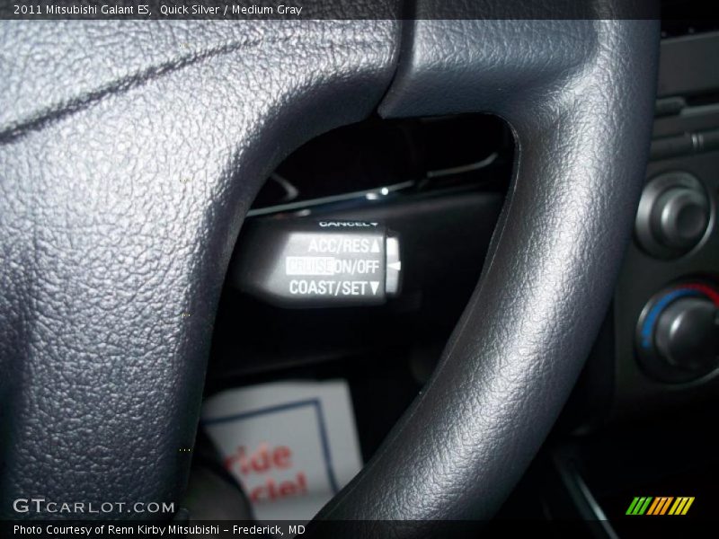Quick Silver / Medium Gray 2011 Mitsubishi Galant ES