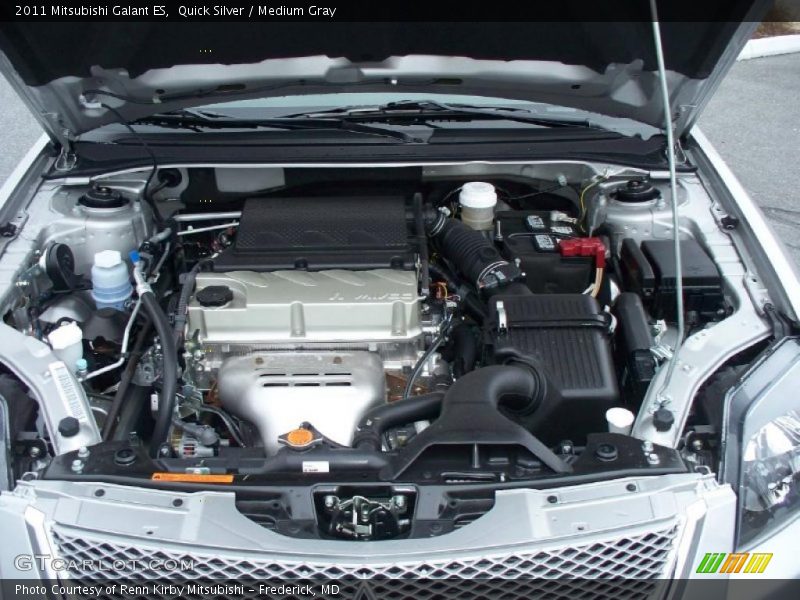 Quick Silver / Medium Gray 2011 Mitsubishi Galant ES