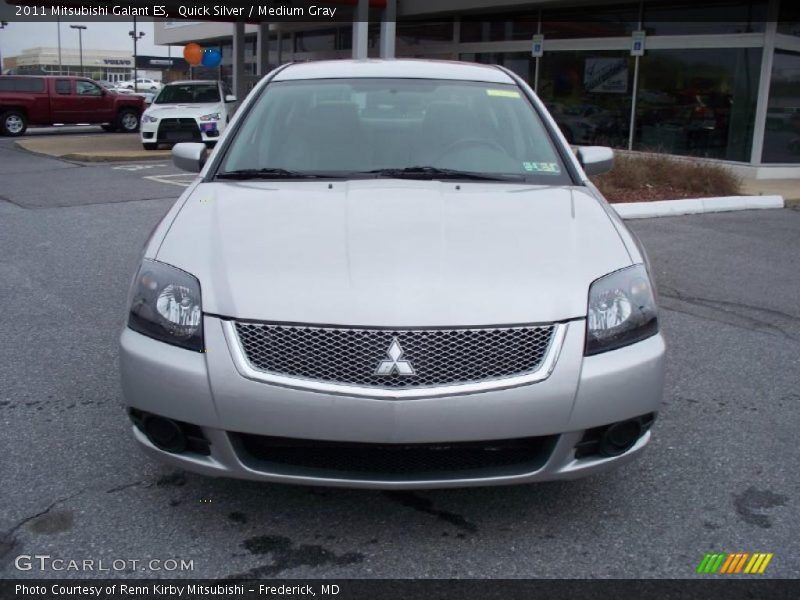 Quick Silver / Medium Gray 2011 Mitsubishi Galant ES
