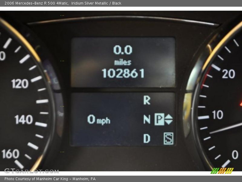 Iridium Silver Metallic / Black 2006 Mercedes-Benz R 500 4Matic