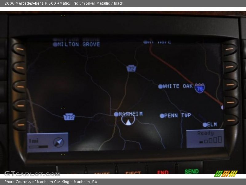 Iridium Silver Metallic / Black 2006 Mercedes-Benz R 500 4Matic