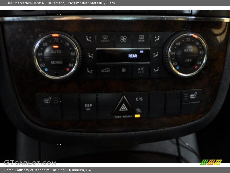 Iridium Silver Metallic / Black 2006 Mercedes-Benz R 500 4Matic