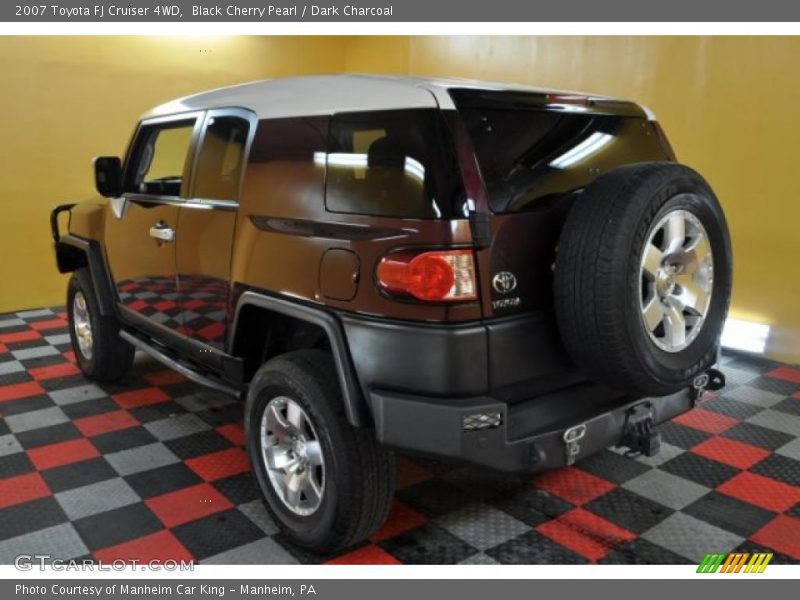 Black Cherry Pearl / Dark Charcoal 2007 Toyota FJ Cruiser 4WD