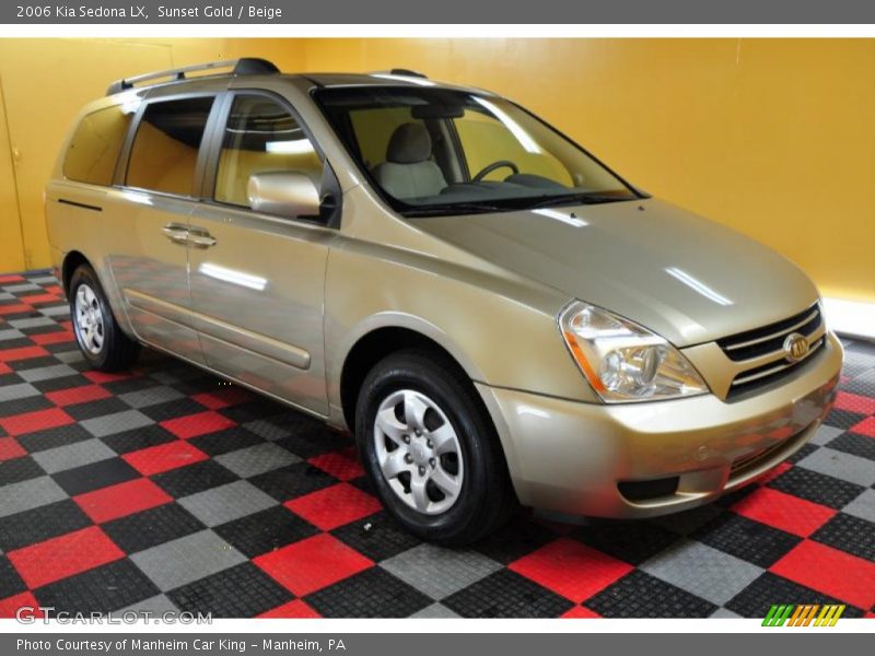 Sunset Gold / Beige 2006 Kia Sedona LX