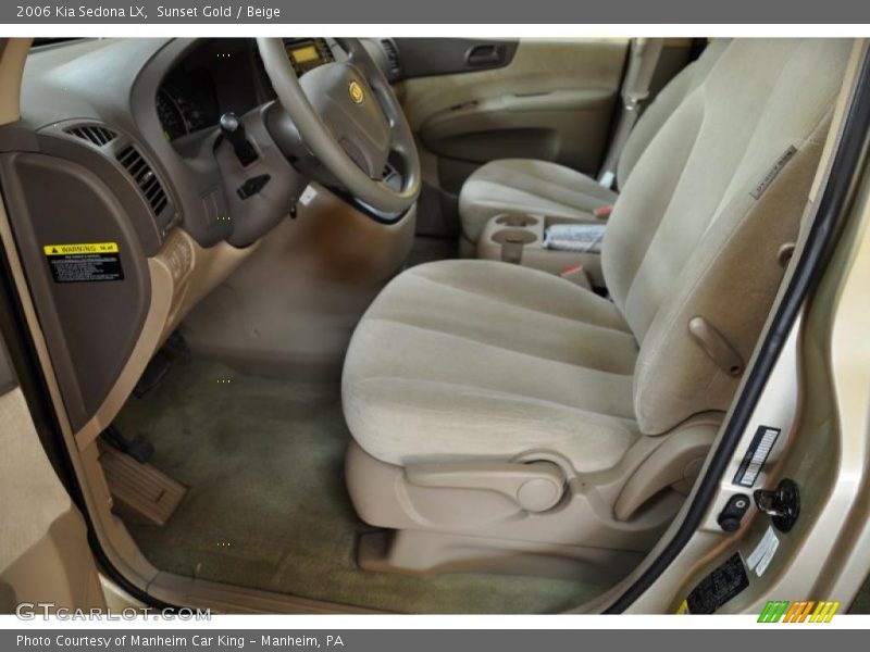 Sunset Gold / Beige 2006 Kia Sedona LX