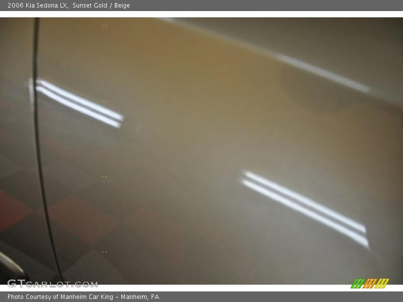 Sunset Gold / Beige 2006 Kia Sedona LX
