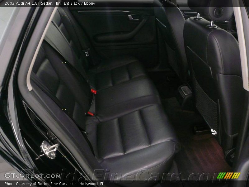 Brilliant Black / Ebony 2003 Audi A4 1.8T Sedan