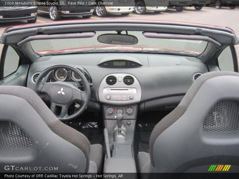 Rave Red / Dark Charcoal 2008 Mitsubishi Eclipse Spyder GS