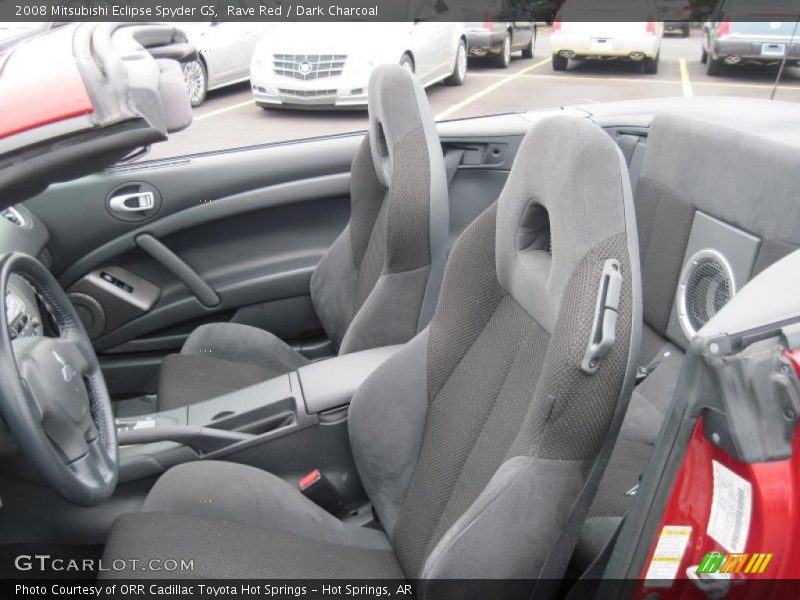 Rave Red / Dark Charcoal 2008 Mitsubishi Eclipse Spyder GS